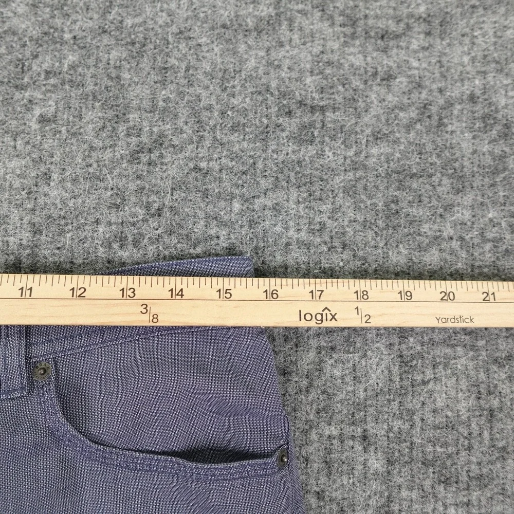 Brax Pants Mens 33x34 Gray Cooper Fancy Regular Fit Straight Leg Actual(31x27.5)